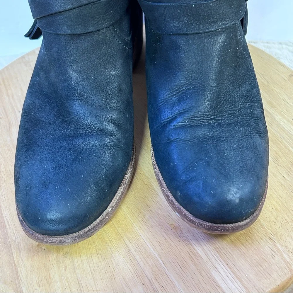 UGG‎ Black Ankle Boots with Modern Western Charm